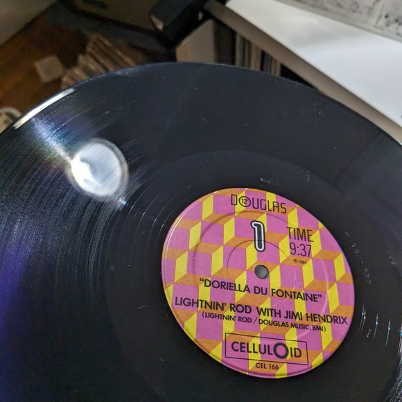 LIGHTNIN' ROD & JIMI HENDRIX: doriella du fontaine- 12" Vinyl Single - Picture 9 of 10